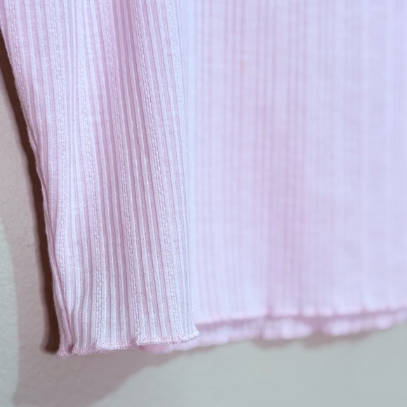 Cotton On Body Cropped Pointelle Baby Pink Cami w Strawberry Print Straps - Picture 4 of 10